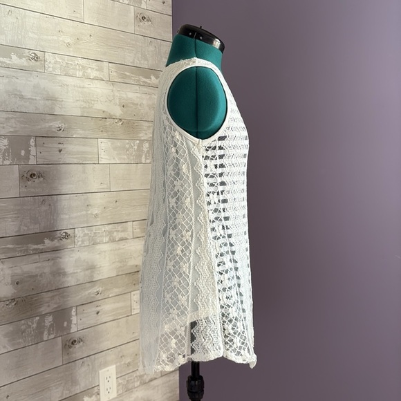 Fresh FX White Cotton Blend Tunic Top - Picture 5 of 7